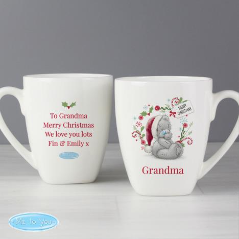 Personalised Me to You Bear Christmas Latte Mug Extra Image 1